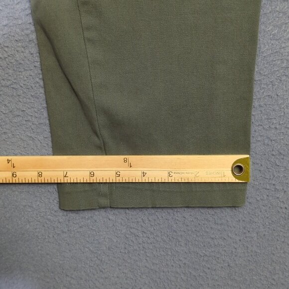 Cove USA Pants Men's 38 Green Chino Pants Stretch Elastic Waist Casual - Picture 8 of 11